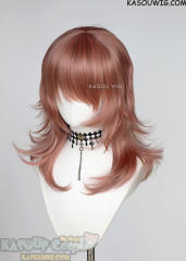 M-3 KA037 Dusty Pink 52cm long layered choppy wig