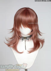 M-3 KA037 Dusty Pink 52cm long layered choppy wig