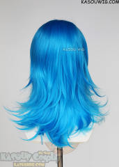 M-3 KA047 Blue 52cm long layered choppy wig