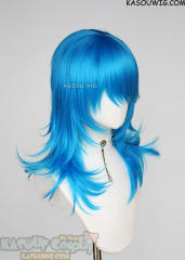 M-3 KA047 Blue 52cm long layered choppy wig