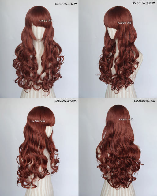 DISCOUNTED 【14 Colors】L-1 75cm long curly wig . Hiperlon fiber