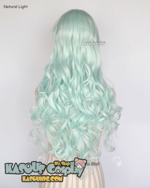 DISCOUNTED 【14 Colors】L-1 75cm long curly wig . Hiperlon fiber
