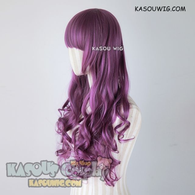 DISCOUNTED 【14 Colors】L-1 75cm long curly wig . Hiperlon fiber