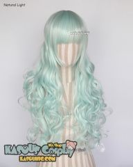 DISCOUNTED 【14 Colors】L-1 75cm long curly wig . Hiperlon fiber