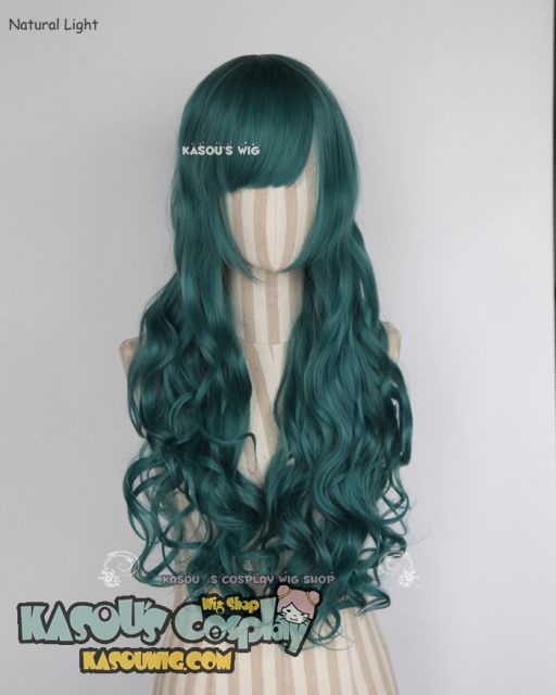 DISCOUNTED 【14 Colors】L-1 75cm long curly wig . Hiperlon fiber
