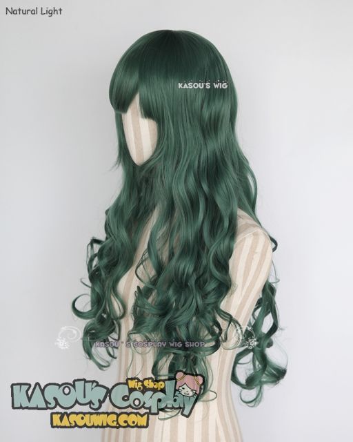 DISCOUNTED 【14 Colors】L-1 75cm long curly wig . Hiperlon fiber