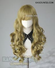 DISCOUNTED 【14 Colors】L-1 75cm long curly wig . Hiperlon fiber