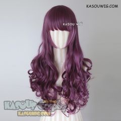 DISCOUNTED 【14 Colors】L-1 75cm long curly wig . Hiperlon fiber
