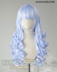 DISCOUNTED 【14 Colors】L-1 75cm long curly wig . Hiperlon fiber