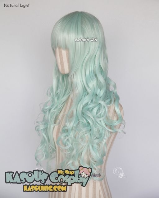 DISCOUNTED 【14 Colors】L-1 75cm long curly wig . Hiperlon fiber
