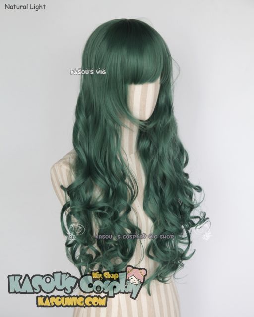 DISCOUNTED 【14 Colors】L-1 75cm long curly wig . Hiperlon fiber