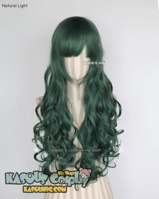 DISCOUNTED 【14 Colors】L-1 75cm long curly wig . Hiperlon fiber