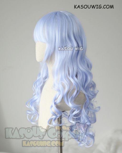 DISCOUNTED 【14 Colors】L-1 75cm long curly wig . Hiperlon fiber
