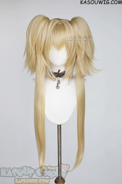 Shugo Chara! Utau Hoshina 95cm long blonde straight ponytails wig