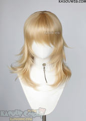M-3 SP23 Light Peach 52cm long layered choppy wig