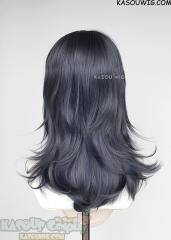 M-3 SP29 Bluish Gray 52cm long layered choppy wig