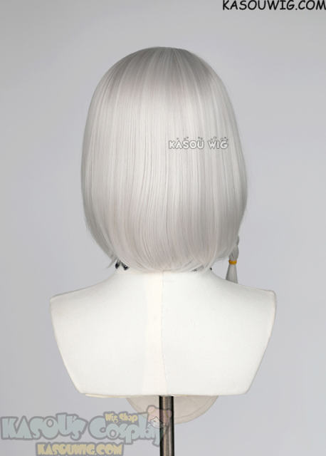 Zenless Zone Zero Anby siver side-parted bob wig