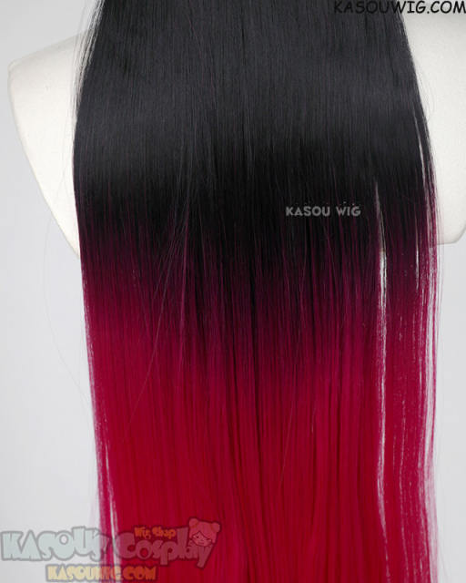 Zenless Zone Zero Jane Doe 95cm long black red ombre wig