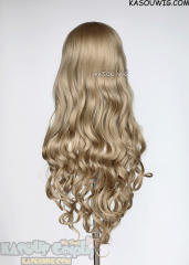 L-1 / KA016 tanned blonde 75cm long curly wig
