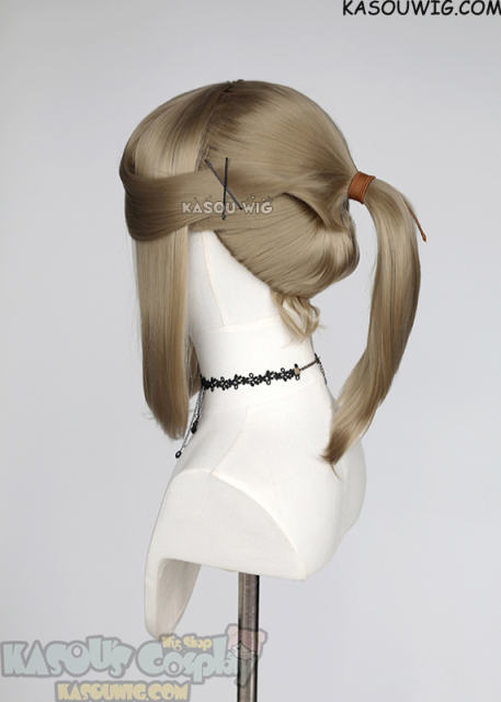 S-3 / KA016 tanned blonde ponytail base wig with long bangs