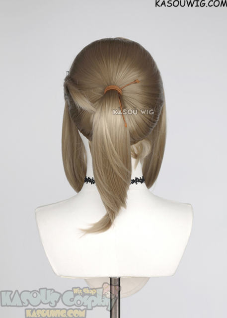 S-3 / KA016 tanned blonde ponytail base wig with long bangs