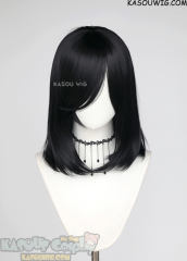 M-1/ KA032 Howl's Moving Castle Howl jet black 40 cm long bob cosplay wig