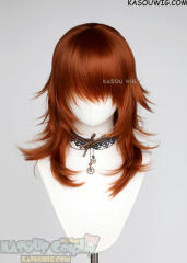 M-3 SP06 Auburn Brown 52cm long layered choppy wig
