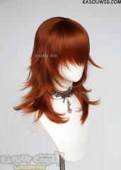 M-3 SP06 Auburn Brown 52cm long layered choppy wig
