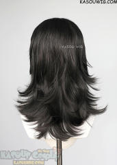M-3 SP09 Dark Gray 52cm long layered choppy wig