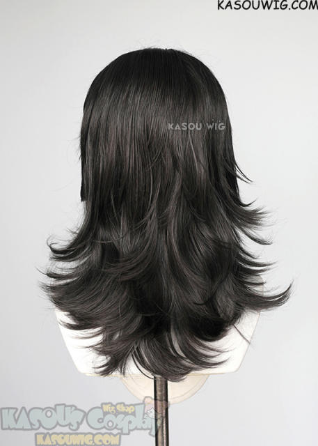 M-3 SP09 Dark Gray 52cm long layered choppy wig