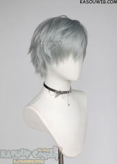 Alien Stage Till short wispy layered gray wig