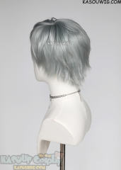 Alien Stage Till short wispy layered gray wig