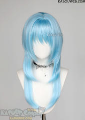 【63 Colors】M-4 short bob wig with 60cm long layered side bangs