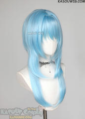 【63 Colors】M-4 short bob wig with 60cm long layered side bangs