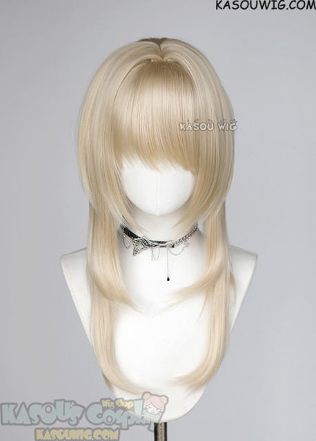 【63 Colors】M-4 short bob wig with 60cm long layered side bangs