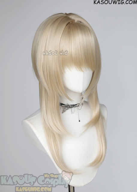 【63 Colors】M-4 short bob wig with 60cm long layered side bangs