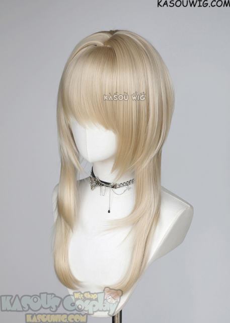【63 Colors】M-4 short bob wig with 60cm long layered side bangs