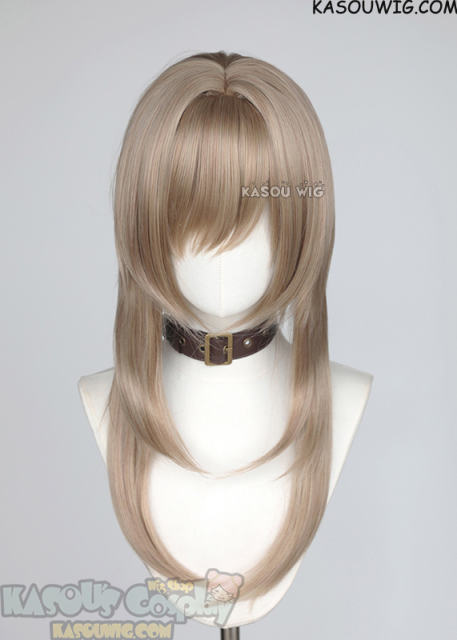 【63 Colors】M-4 short bob wig with 60cm long layered side bangs