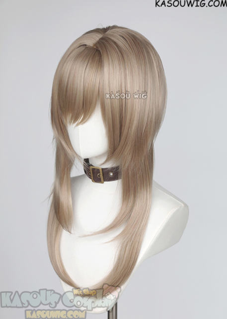 【63 Colors】M-4 short bob wig with 60cm long layered side bangs