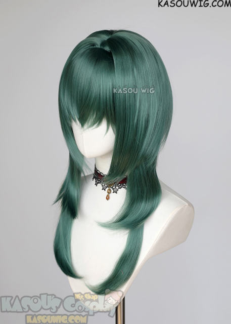【63 Colors】M-4 short bob wig with 60cm long layered side bangs