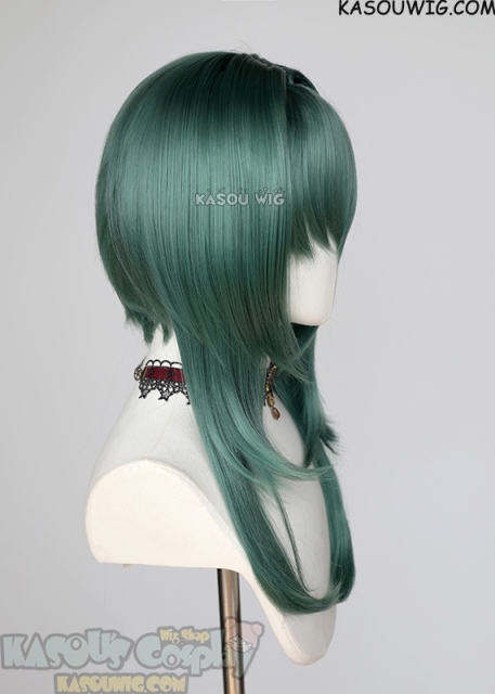 【63 Colors】M-4 short bob wig with 60cm long layered side bangs