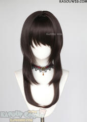 【63 Colors】M-4 short bob wig with 60cm long layered side bangs