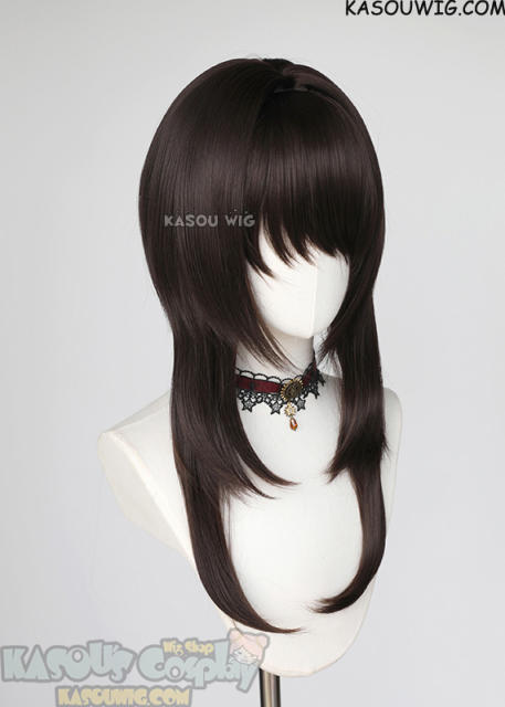 【63 Colors】M-4 short bob wig with 60cm long layered side bangs