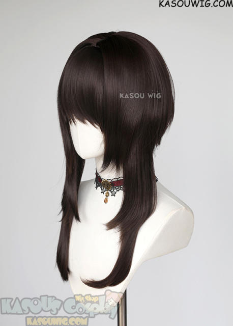 【63 Colors】M-4 short bob wig with 60cm long layered side bangs