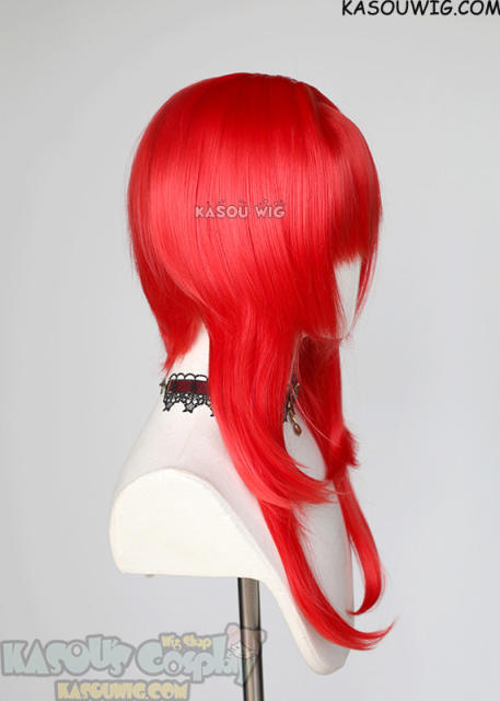 【63 Colors】M-4 short bob wig with 60cm long layered side bangs