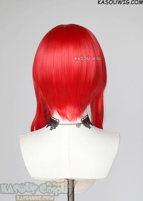 【63 Colors】M-4 short bob wig with 60cm long layered side bangs