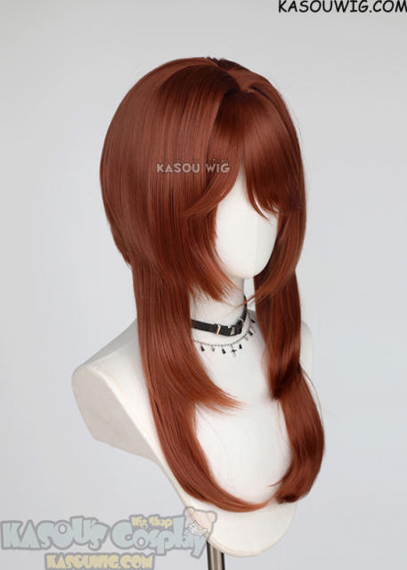 【63 Colors】M-4 short bob wig with 60cm long layered side bangs