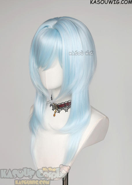 【63 Colors】M-4 short bob wig with 60cm long layered side bangs