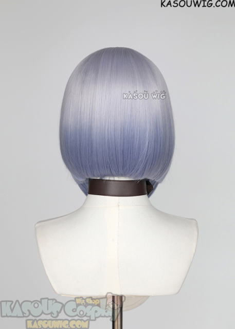 Rock is a Lady's Modesty Tamaki Shiraya silver blue ombre inverted bob wig