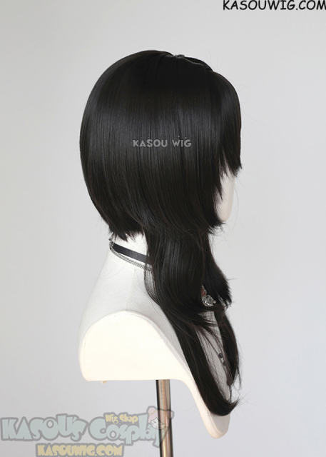 【63 Colors】M-4 short bob wig with 60cm long layered side bangs